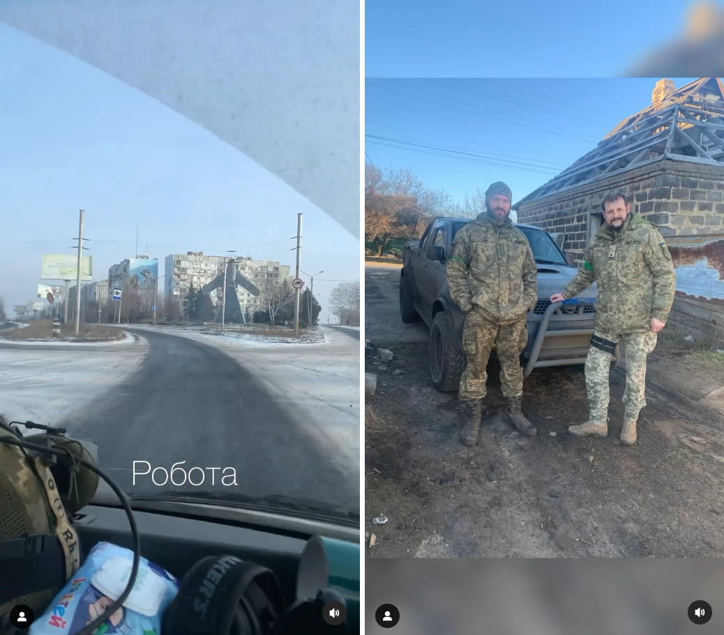 Дмитрий Дикусар вышел на связь и показал видео, снятые на фронте - фото 618630
