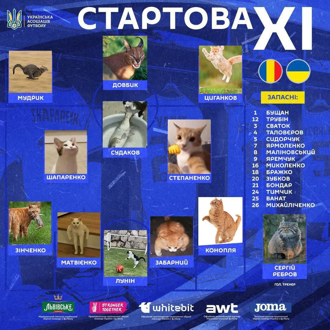 Матч Румыния — Украина завершился провалом нашей сборной, поэтому лови мемы, которые поднимут настроение - 619190 Матч Румыния — Украина завершился провалом нашей сборной, поэтому лови мемы, которые поднимут настроение - фото 619190