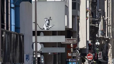 У Франції спіймали крадія роботи Бенксі: злодій каже, що сам художник про це попросив