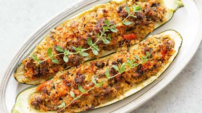 Такие вкусные фаршированные кабачки ты еще не готовила