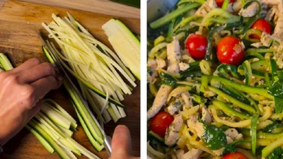 Летнее блюдо, которое оставляет приятное послевкусие: паста из цукини от финалистки "МастерШеф"
