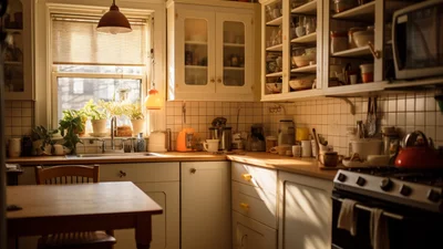 Стиль Cottagecore: як створити інтер'єр кухні з французьким шармом