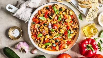 Овощи по-деревенски – лучший летний гарнир к мясу