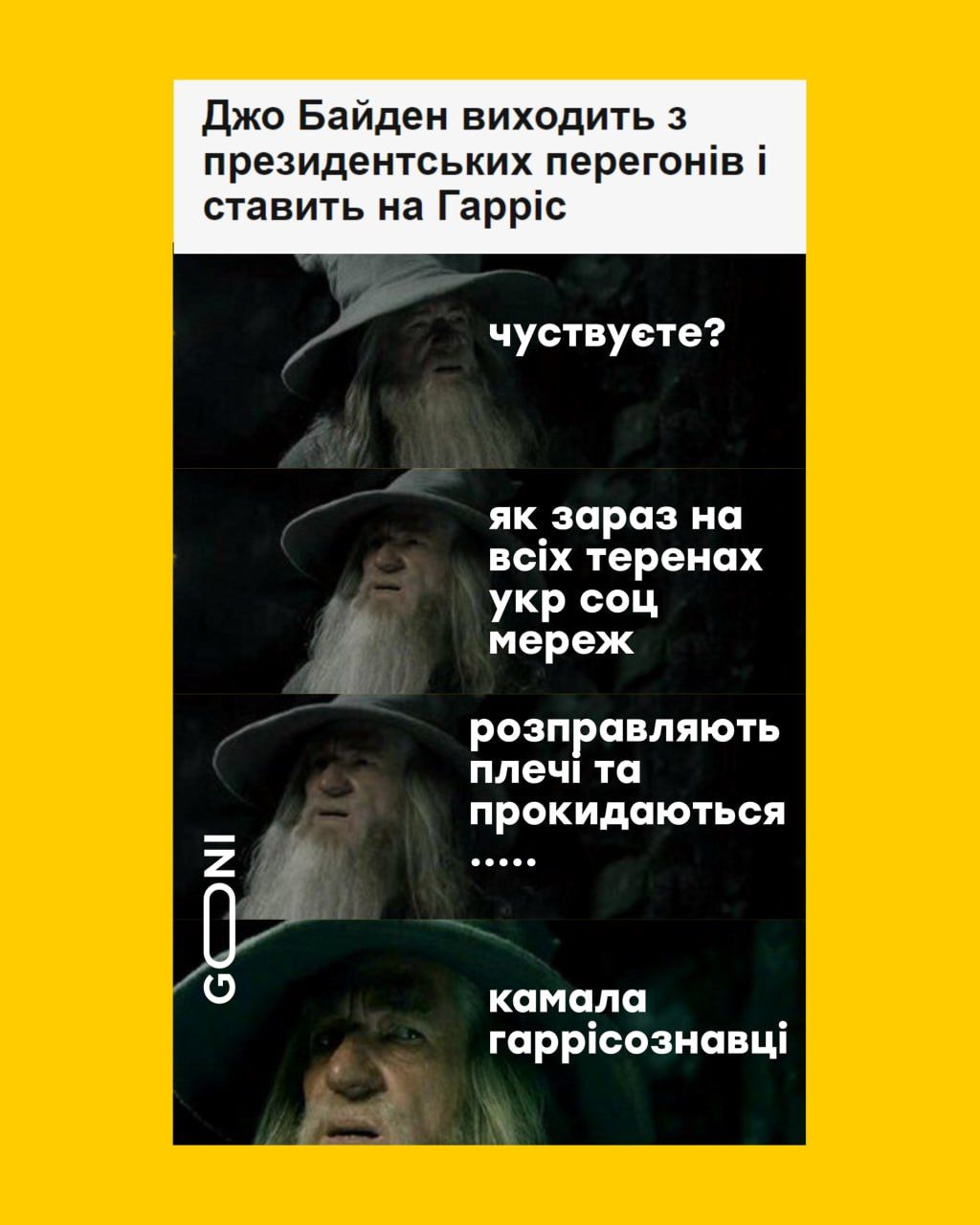 Джо Байден і Камала Гарріс помінялися місцями на президентських виборах США і стали мемом - фото 625262
