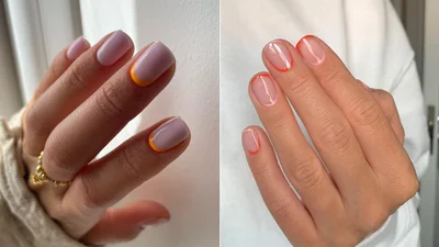 Новый тренд в нейл-арте: что такое перевернутый французский маникюр