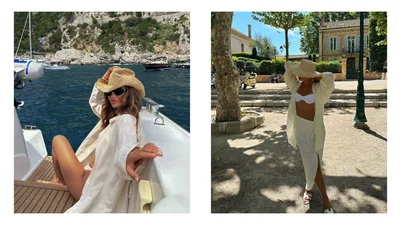 Как носить рубашки оверсайз: стильные пляжные образы