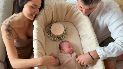 Лелі 1 місяць: Наталія Татарінцева й Женя Кот замилувала ніжною фотосесією з донечкою