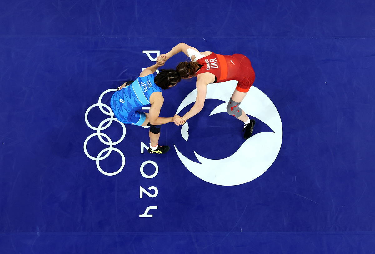 Ірина Коляденко й Сакуру Мотокі на Олімпіаді 2024 - фото 629487