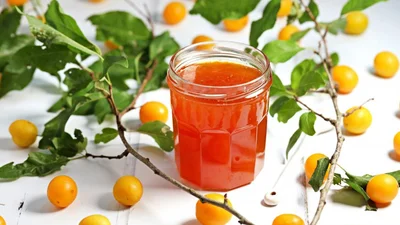 В коллекцию закруток: варенье из желтой алычи без косточек