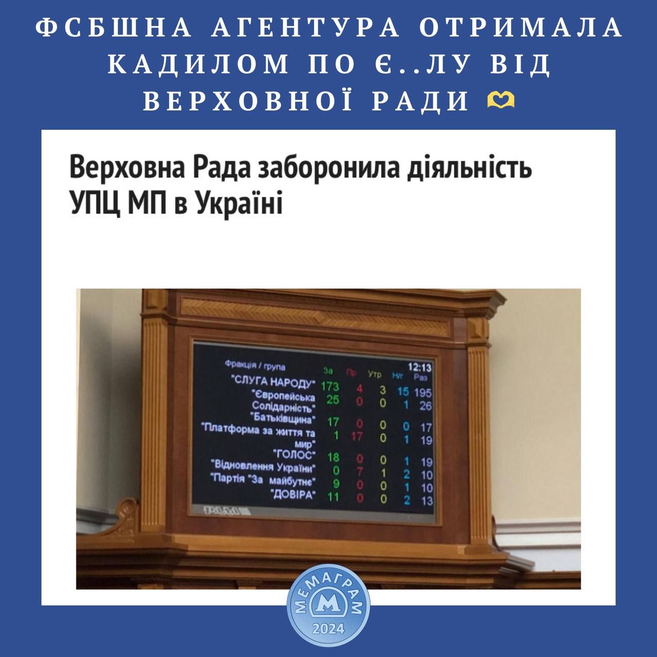 Депутати нарешті вирішили заборонити РПЦ — смішні меми про цей історичний момент - фото 631817