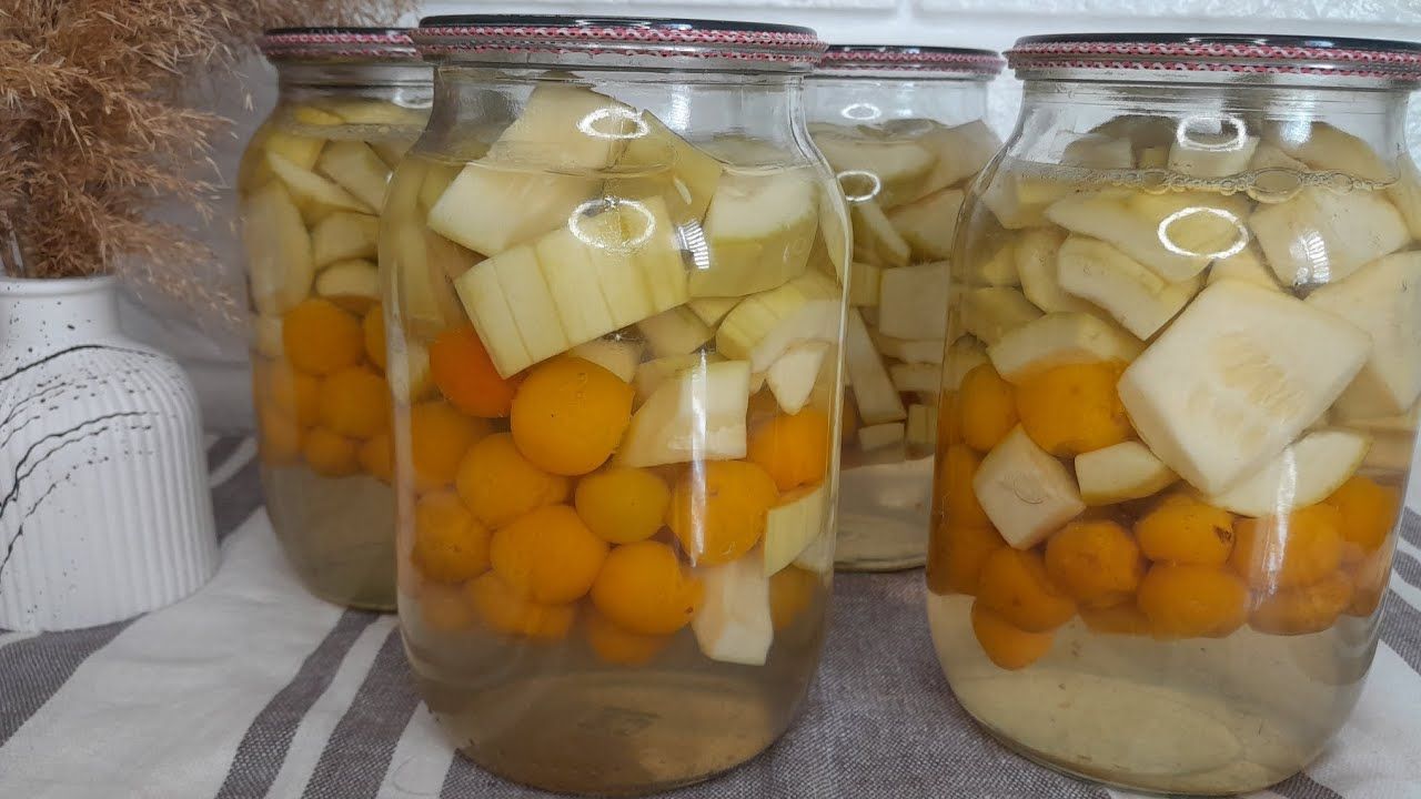 Необычное сочетание вкусов тебя поразит: приготовь компот из алычи и кабачков - 633145 Необычное сочетание вкусов тебя поразит: приготовь компот из алычи и кабачков - фото 633145