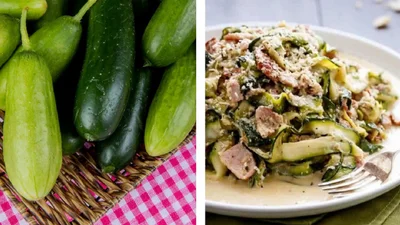 Карбонара без макарон: вариация итальянского блюда, но с цукини – это поджог