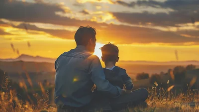 Всенародный День Отца 2024 - теплые поздравления в прозе и картинки к празднику