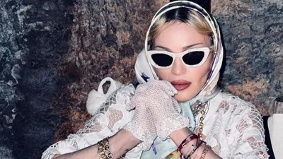 Лицо Мадонны на Неделе моды в Нью-Йорке отвлекло публику от модных коллекций