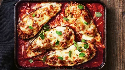 Парміджано з баклажанів - корисна заміна борошняній лазаньї