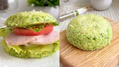 Вкуснейший зеленый бургер, который можно есть и на ночь