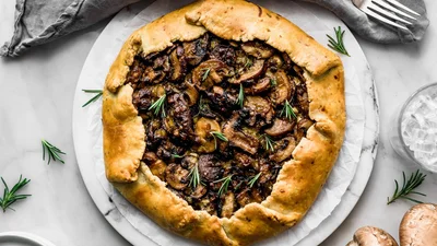 Галета с картофелем и грибами – лучший рецепт французского пирога