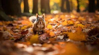 Лишь единицы могут найти на рисунке белочку: попробуй ты