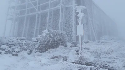 В Карпатах выпал первый снег