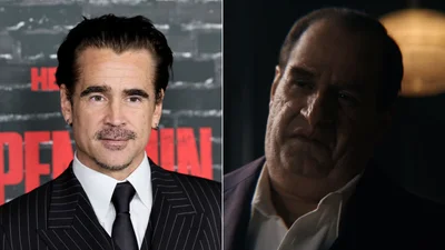 Сериал "Пингвин": Колин Фаррелл в гриме пугал коллег – смотри, как из красавчика делали гангстера