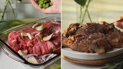 Нежная говядина, тающая во рту - идеальный рецепт для семейного ужина