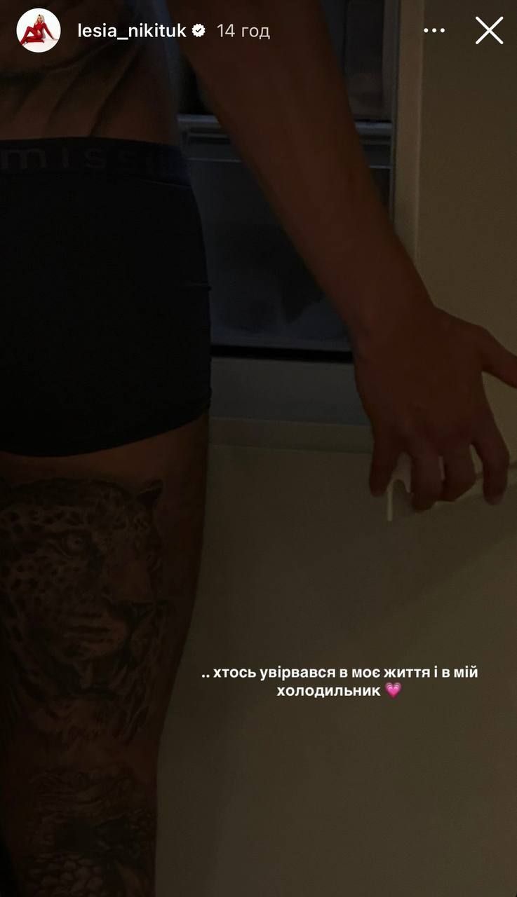 'Кто-то ворвался в мою жизнь', - Леся Никитюк засветила полуголого мужчину у себя на кухне - фото 645755