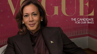 Камала Харрис появилась на обложке октябрьского Vogue в костюме самого трендового цвета осени