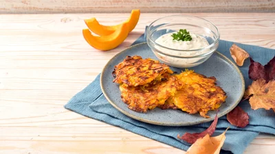 Осенняя версия классики: попробуй золотистые картофельно-тыквенные деруны