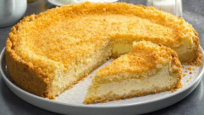 Королівська ватрушка з кисломолочним сиром, яка тане в роті