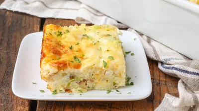 Ідеальний сніданок: ця солона сирна запіканка виходить дуже ніжною
