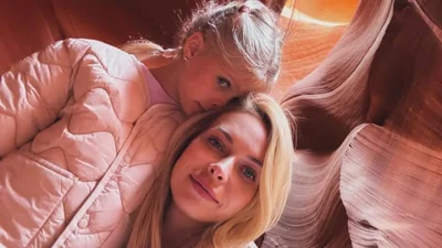 Юлія Думанська влаштувала з донькою космічну фотосесію в каньйоні Антилопи