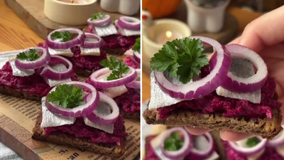 Мини-шубки - быстрая закуска к столу