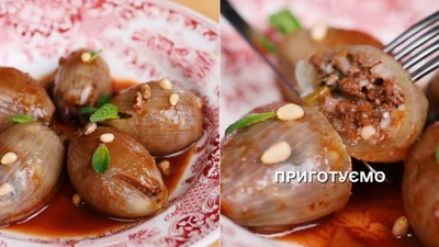 Кулинарные эксперименты: готовим луковые голубцы от Эктора