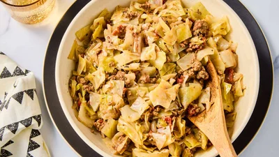 Забудь про макарони: капуста з фаршем по-флотськи