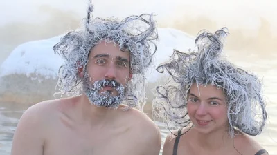 В Канаде отменили конкурс на лучшую замороженную прическу, но фото с прошлого года впечатляют