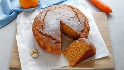 Пісний морквяний пиріг — рецепт без яєць і масла