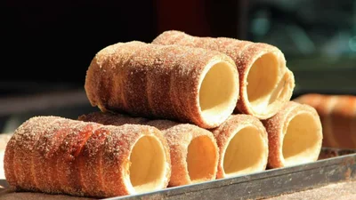 Чеські трдельники - випічка, без якої не обходиться жоден різдвяний ярмарок