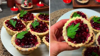 Тарталетки з ніжним буряком - яскрава закуска на новорічний стіл