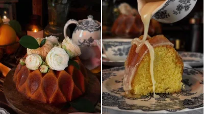 К рождественскому чаепитию: готовим мандариновый кекс с глазурью