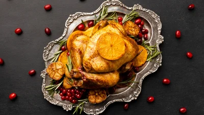 Сочная запеченная курица с мандаринами - изысканный ужин для особых событий