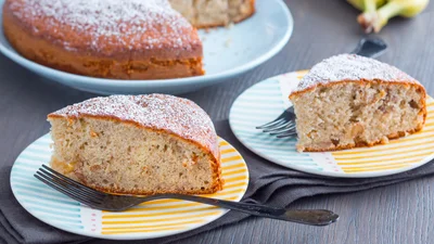 Банановый пирог – с этим рецептом получается нежный, как будто облачко