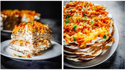 Печеночный торт на Новый год – главное блюдо праздничного застолья