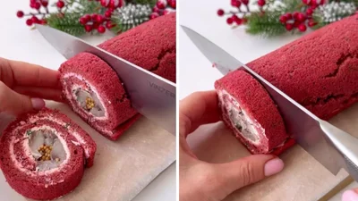 Швидкий буряковий рулет з оселедцем, який прикрасить твій святковий стіл