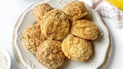 Простое печенье из бананов – десерт к чаю без муки