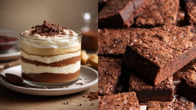 Брауни или тирамису - сочетаем 2 в 1 и готовим оригинальный десерт
