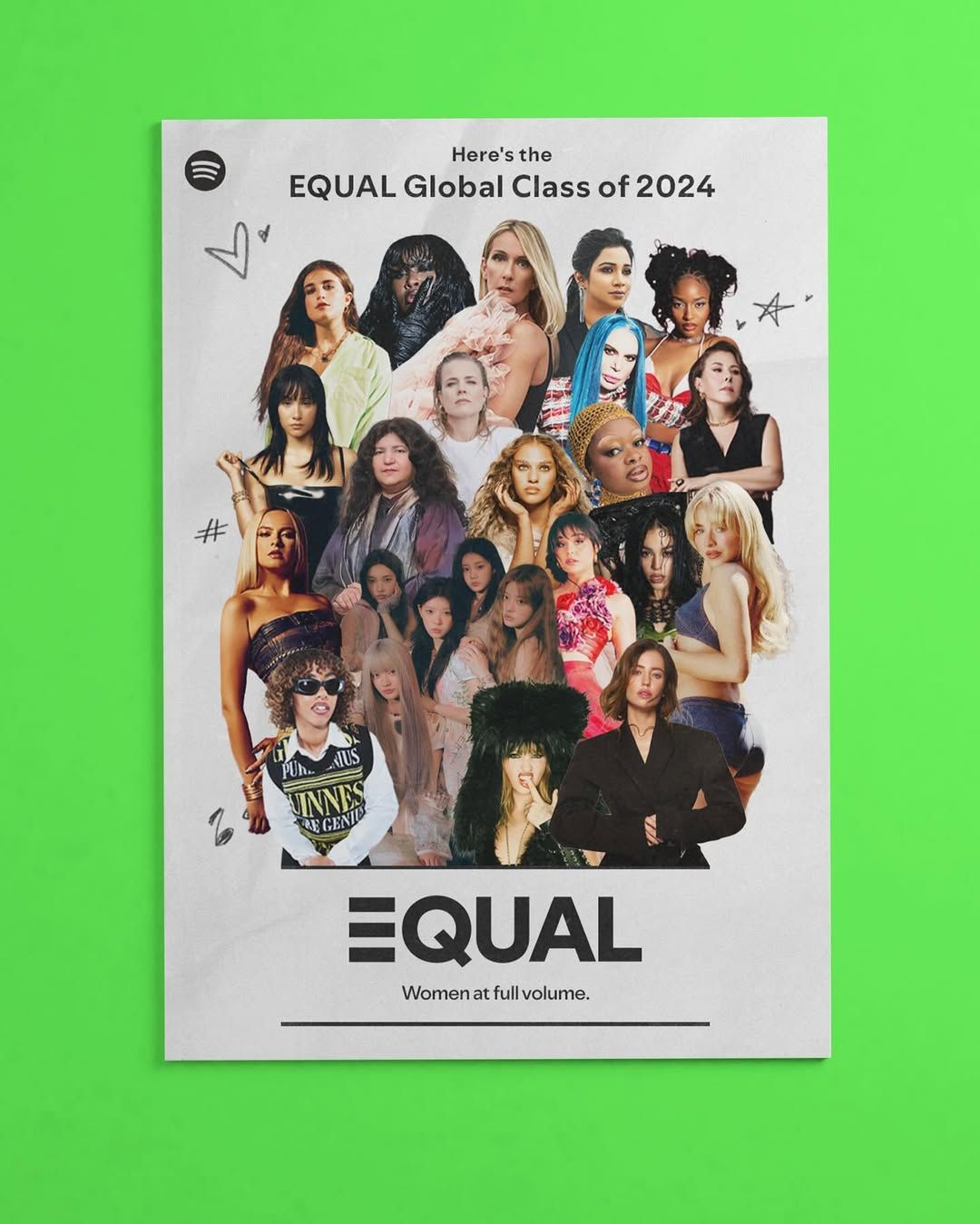 Надя Дорофєєва на обкладинці Best of EQUAL 2024 Spotify - фото 669194