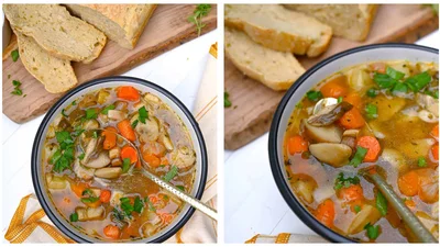 Аромат на весь дом: готовим наваристую грибную юшку на Сочельник