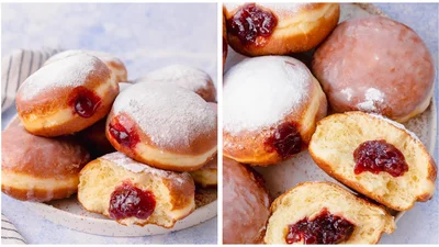 Святкові пампушки з вишнями від Дарії Цвєк – вдаються пухкі, наче пір’їнки