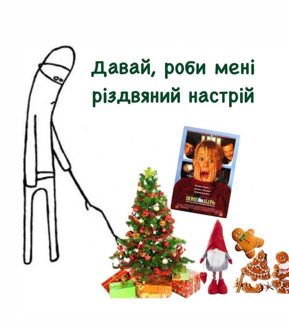 Мемы о Рождестве, в которых украинцы создают себе праздничное настроение - фото 670421