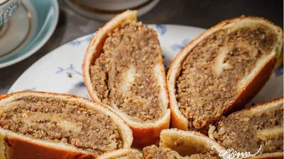 Закарпатская кулинарная любовь – ореховый баник по рецепту Евгения Клопотенко